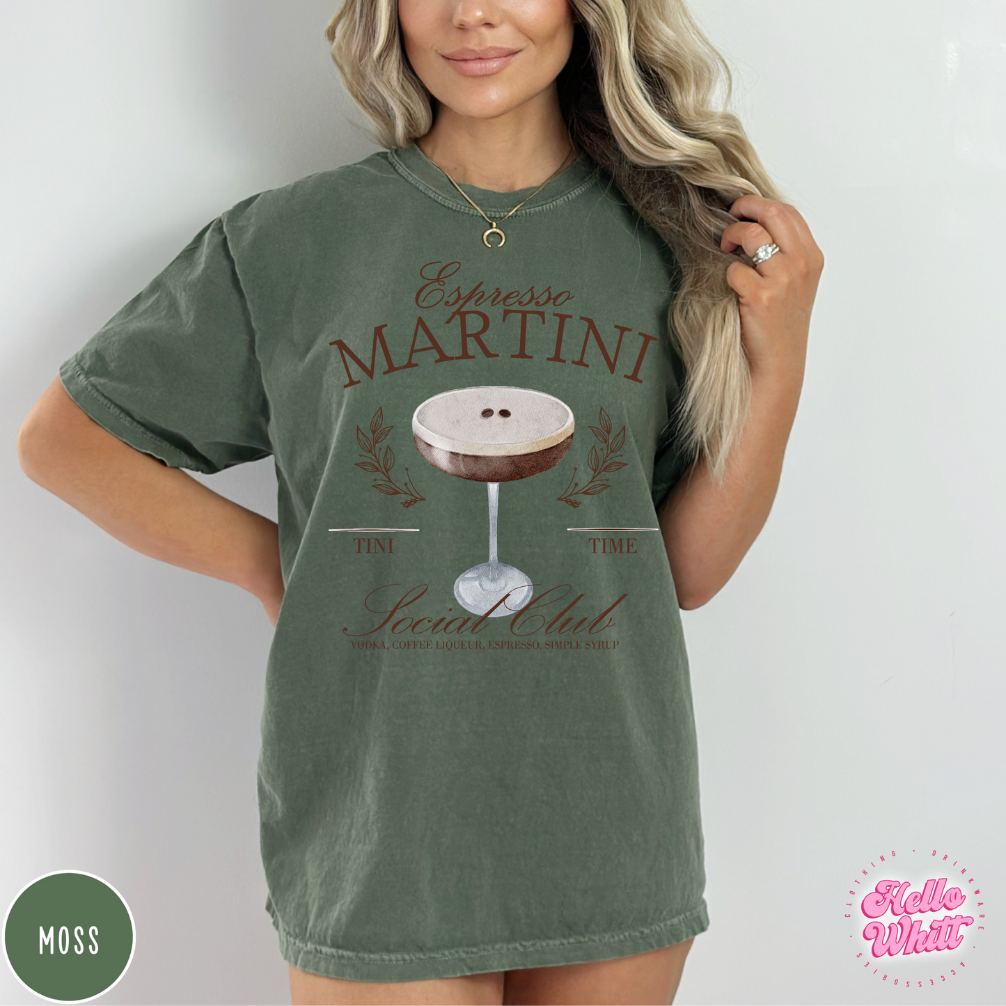 Espresso Martini Social Club Comfort Colors T-Shirt