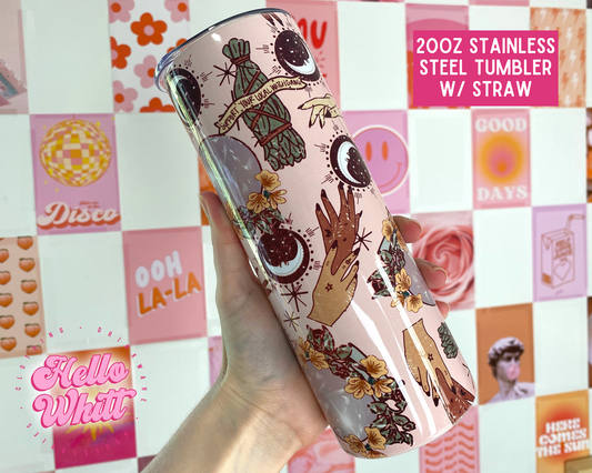 Support Your Local Witches Skinny Stainless Steel Tumbler