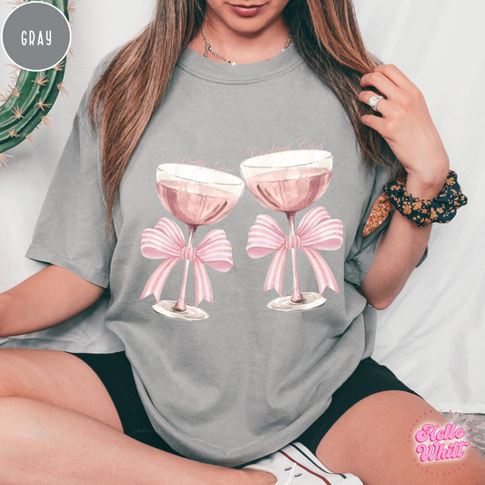 Pretty Girl Cocktail Club Comfort Colors T-Shirt