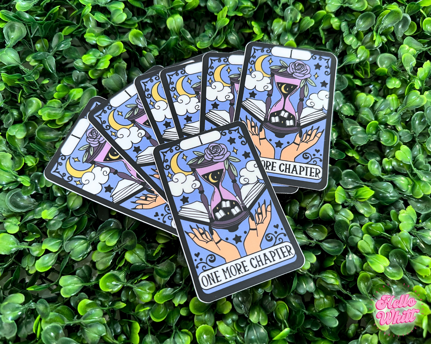 One More Chapter Tarot Card Waterproof Sticker