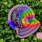 Nothing is Real Crystal Ball Holographic Waterproof Sticker