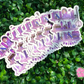 Speak Now Bookshelf Waterproof Sticker