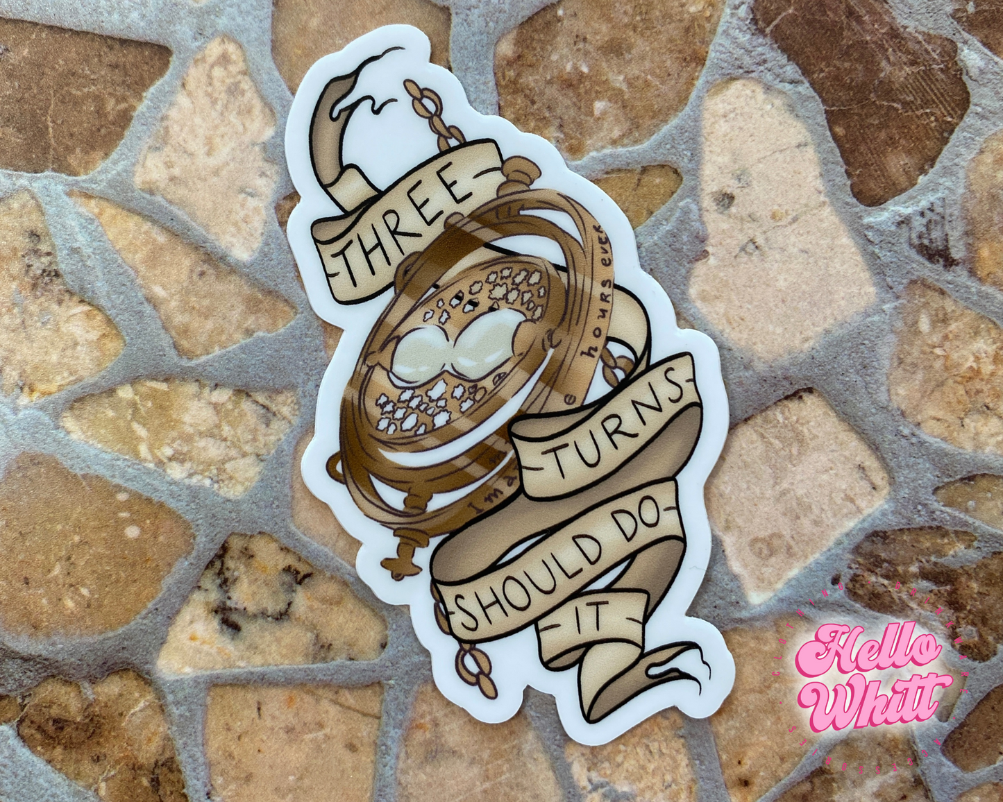 Time Turner Waterproof Sticker