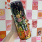 Floral Pumpkins Skinny Stainless Steel Tumbler