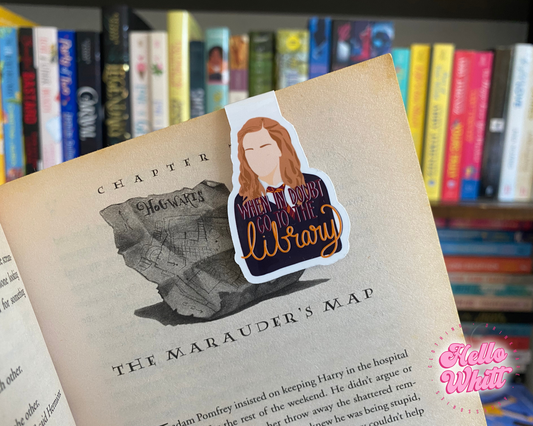 When in Doubt Hermione Magnetic Bookmark