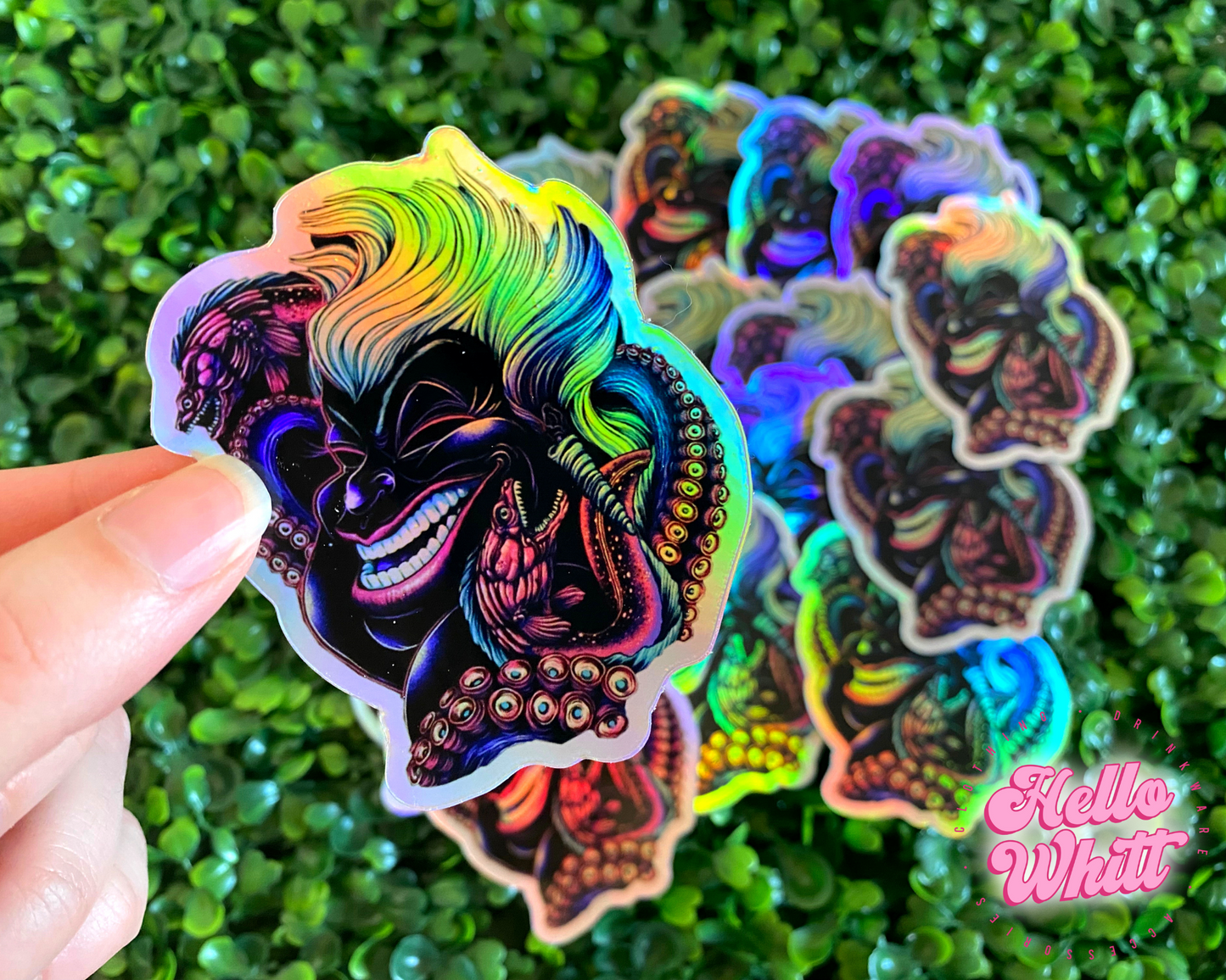 Sea Witch Holographic Waterproof Sticker