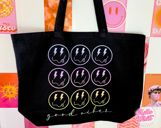 Good Vibes Jumbo Tote Bag