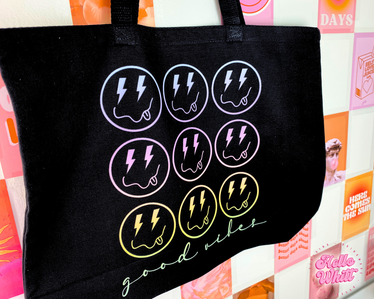 Good Vibes Jumbo Tote Bag