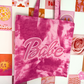 Babe Tie Dye Tote Bag