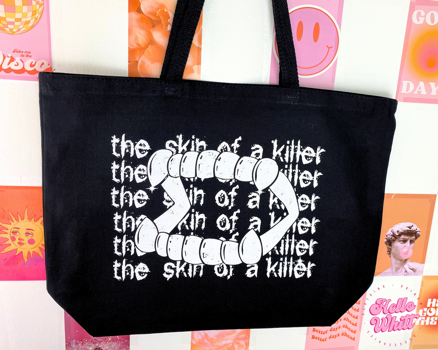 The Skin of a Killer Edward Jumbo Tote Bag