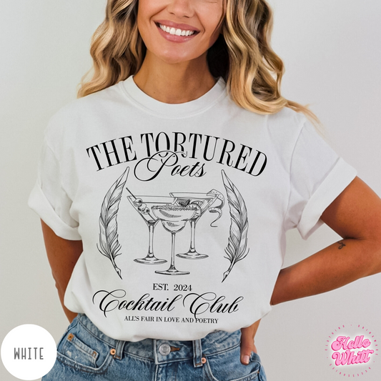 Tortured Poets Cocktail Club Comfort Colors T-Shirt