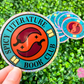 Spicy Literature Book Club Waterproof Sticker