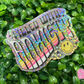 Filled With Anxiety Sparkle Waterproof Sticker