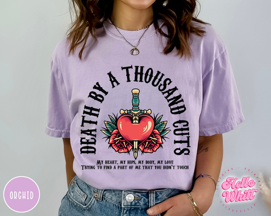 Death By a Thousand Cuts Comfort Colors T-Shirt