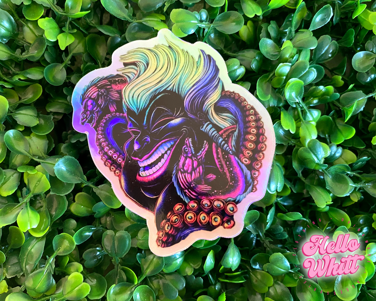 Sea Witch Holographic Waterproof Sticker