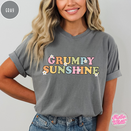 Grumpy Sunshine Trope Comfort Colors T-Shirt