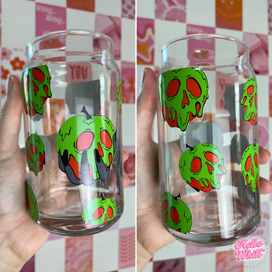 Poison Apple 16oz Glass Can