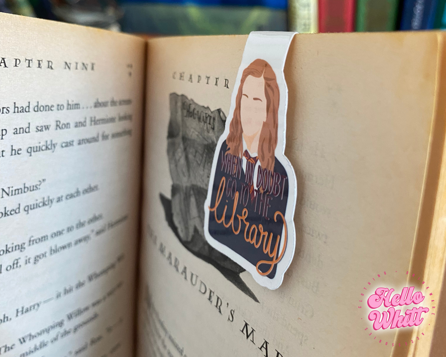 When in Doubt Hermione Magnetic Bookmark