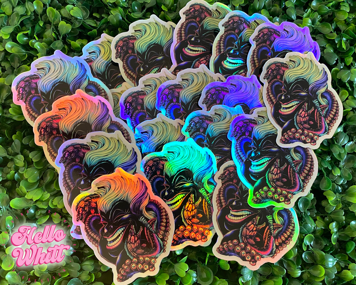 Sea Witch Holographic Waterproof Sticker