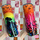 Rainbow Nightmare Skinny Stainless Steel Tumbler