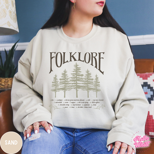 Folklore Trees Crewneck Sweatshirt