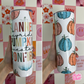 Flannels Hayrides Pumpkins Skinny Stainless Steel Tumbler