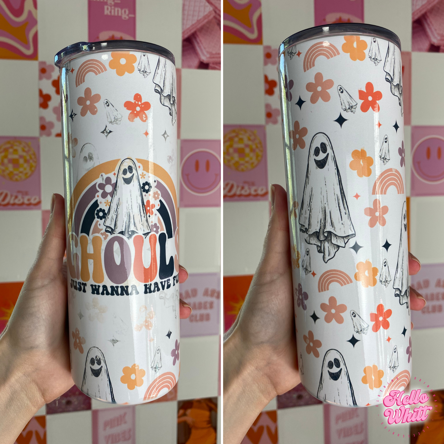 Ghouls Just Wanna Have Fun Skinny Stainless Steel Tumbler