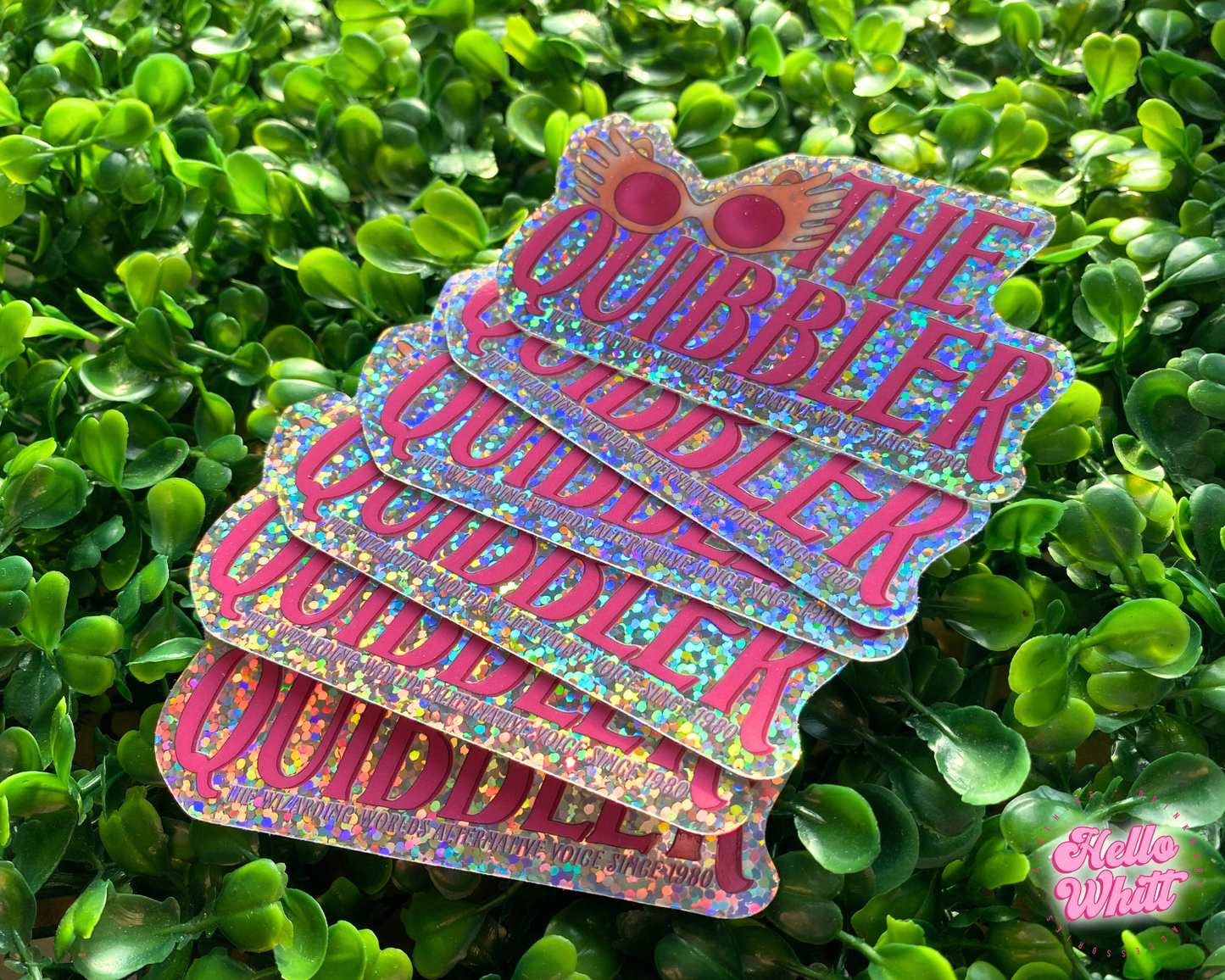 Wizard Magazine Sparkle Waterproof Sticker