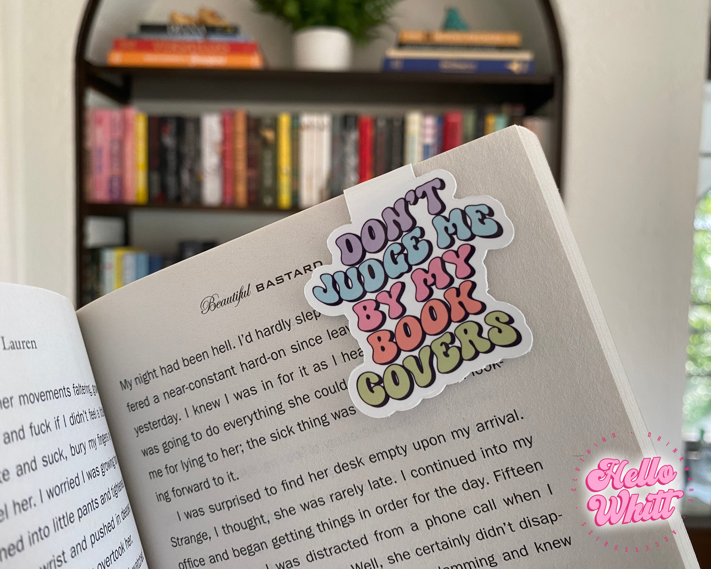 Don't Judge Me Magnetic Bookmark