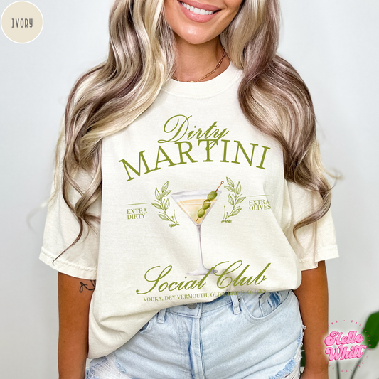 Dirty Martini Social Club Comfort Colors T-Shirt