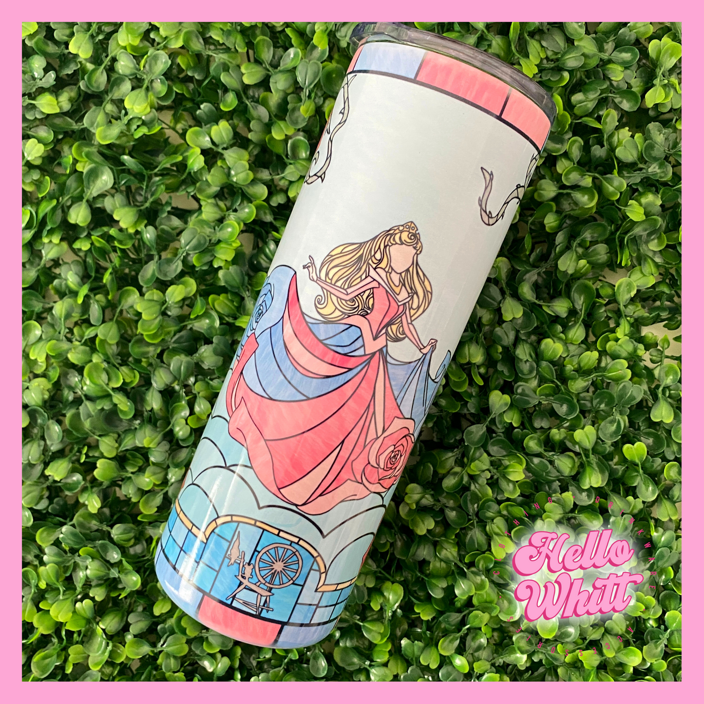 Stained Glass Aurora Tumbler