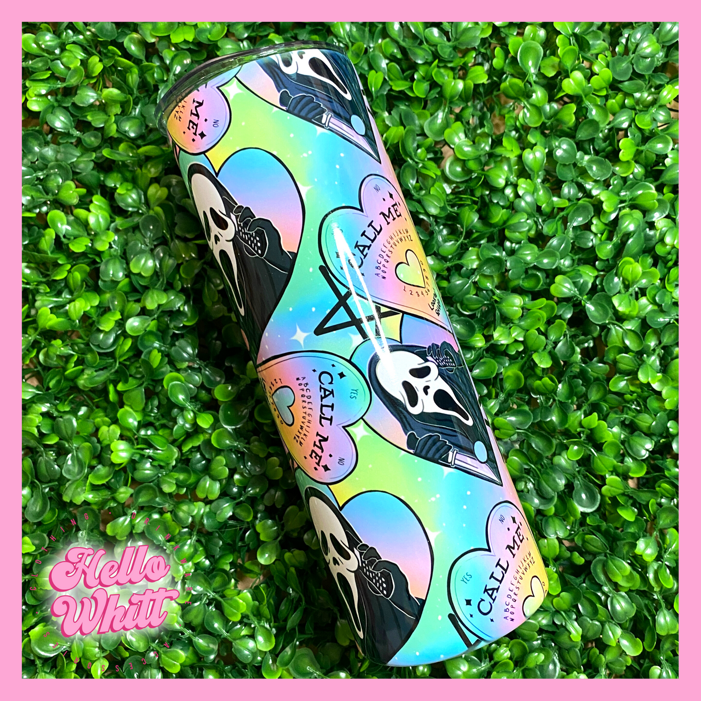 Pastel Rainbow Call Me Skinny Stainless Steel Tumbler