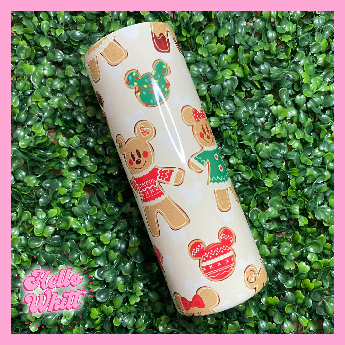 Mouse Gingerbread Stainless Steel Tumbler