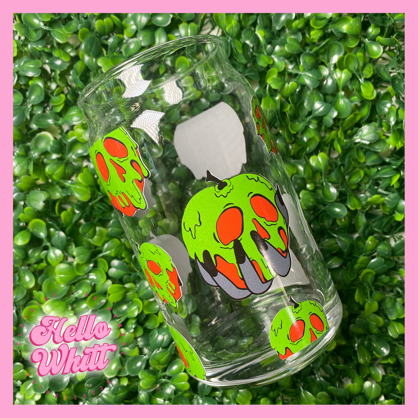 Poison Apple 16oz Glass Can