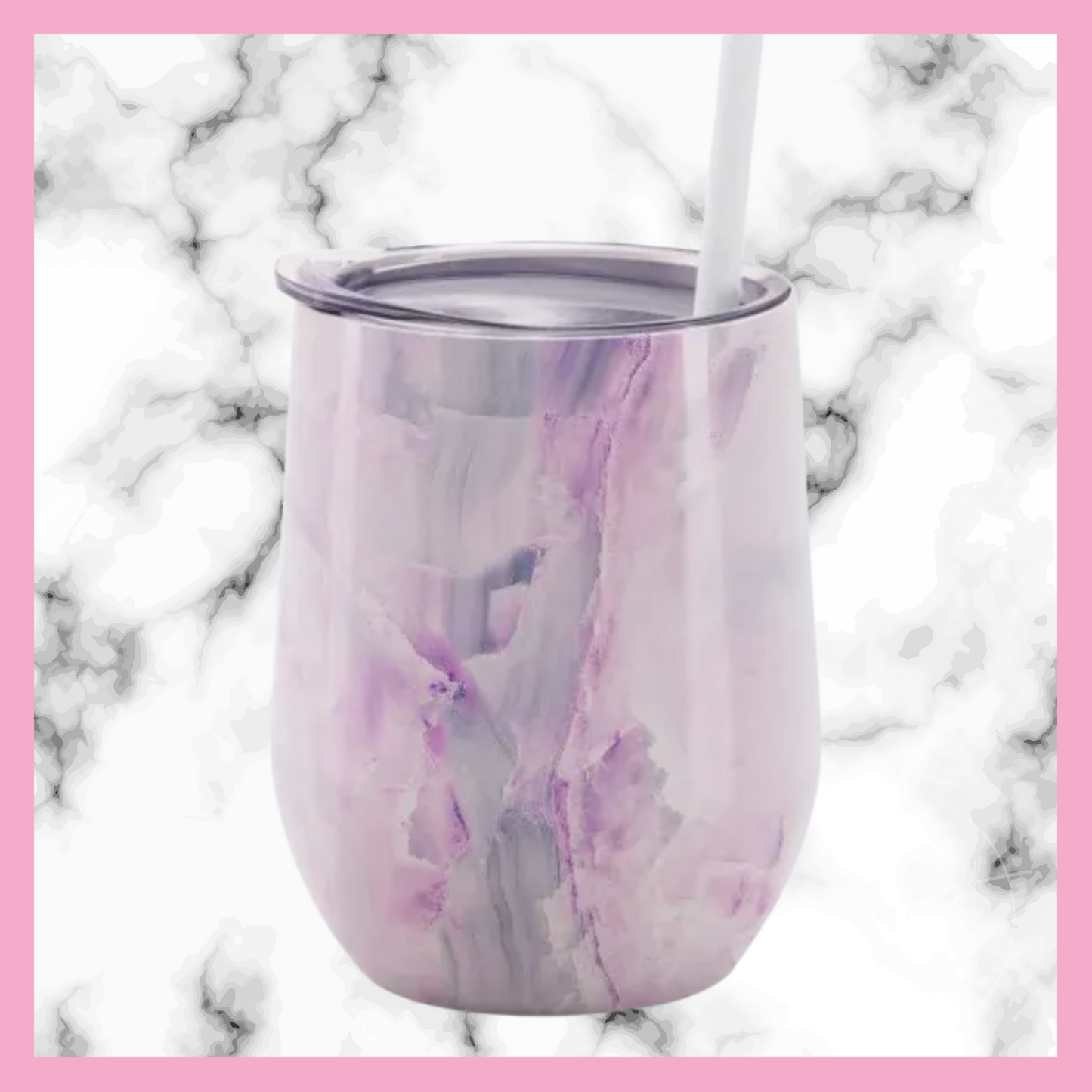 Geode Rain Stainless Steel Wine Tumbler