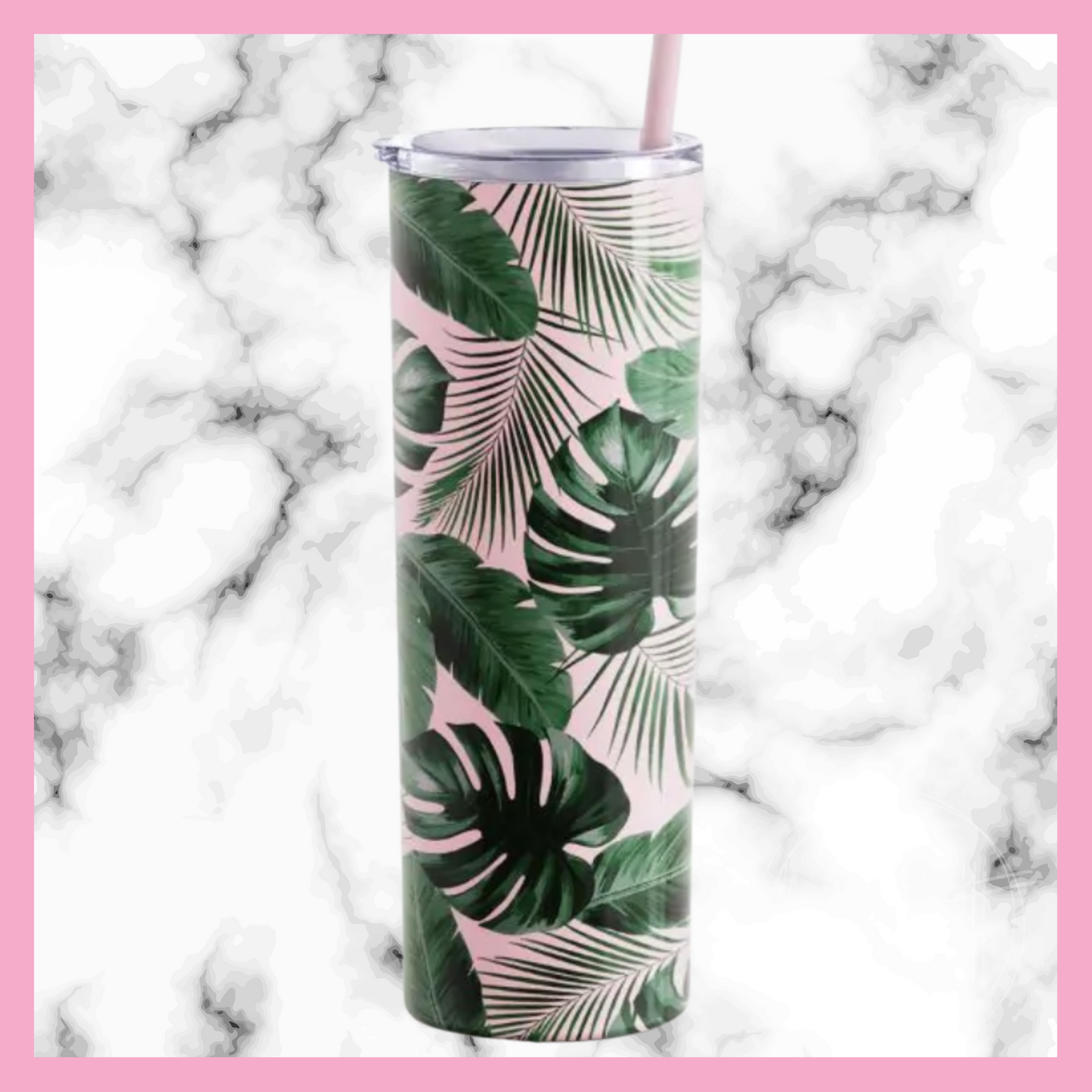 Tropical Skinny Stainless Steel Tumbler